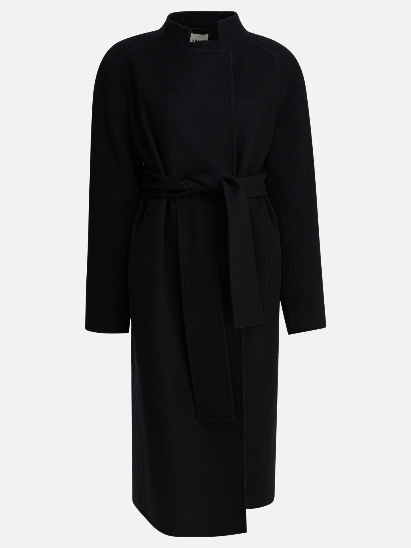 Long coats Solid colour  Black - Khaite Women | PDP | VIETTI Online Store | Zoom-Modal
