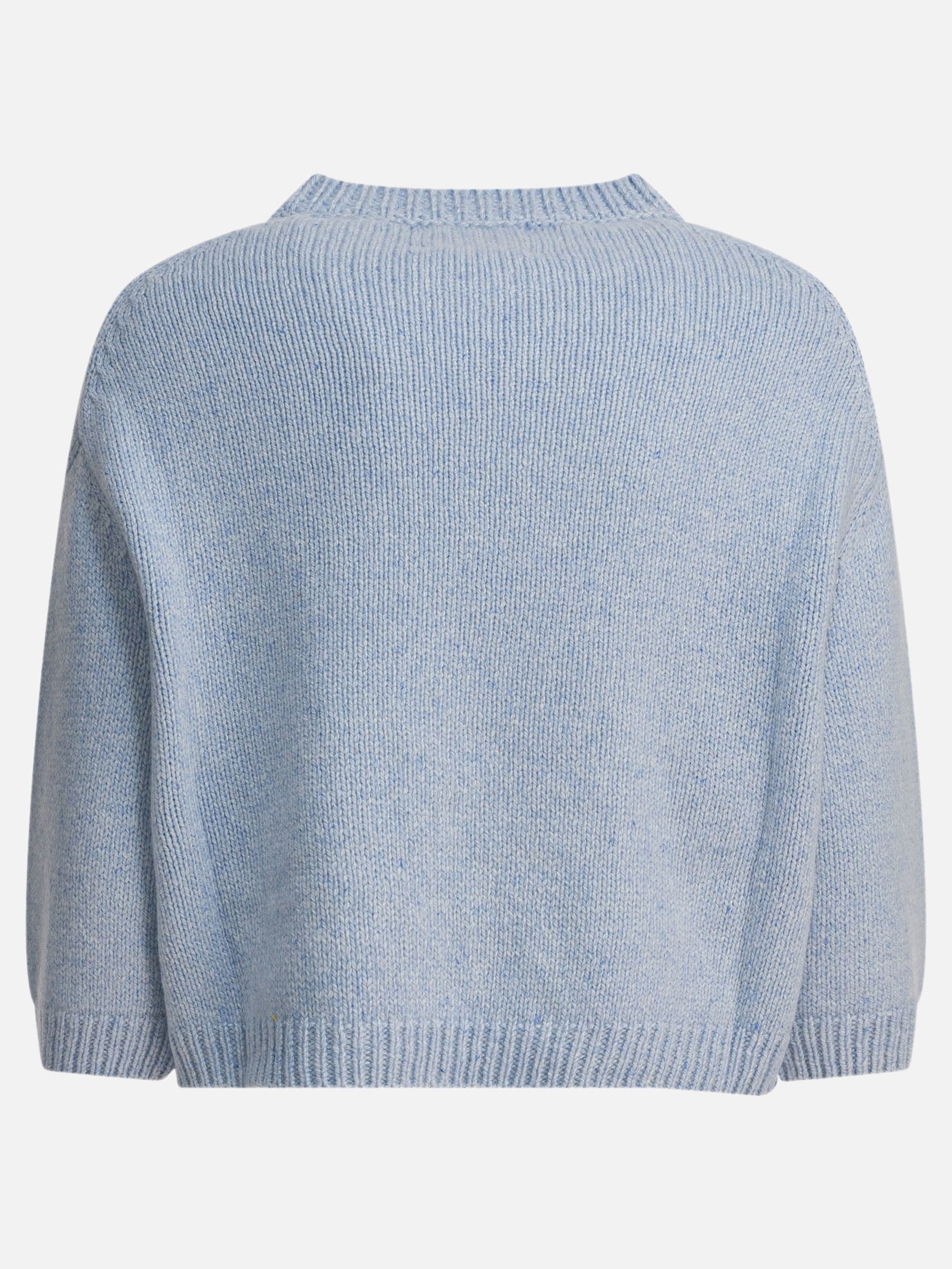 Crewneck sweaters Solid colour  Light blue - Khaite Women | PDP | VIETTI Online Store | thumbnail_2
