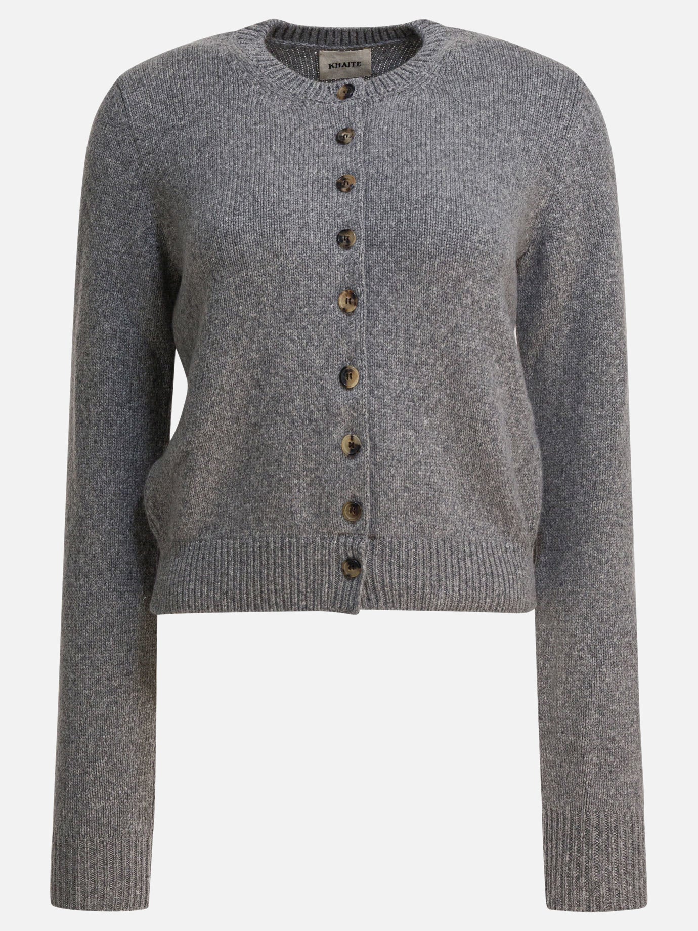 Cardigan Solid colour  Grigio - Khaite Donna | PDP | VIETTI Online Store | Zoom-Modal
