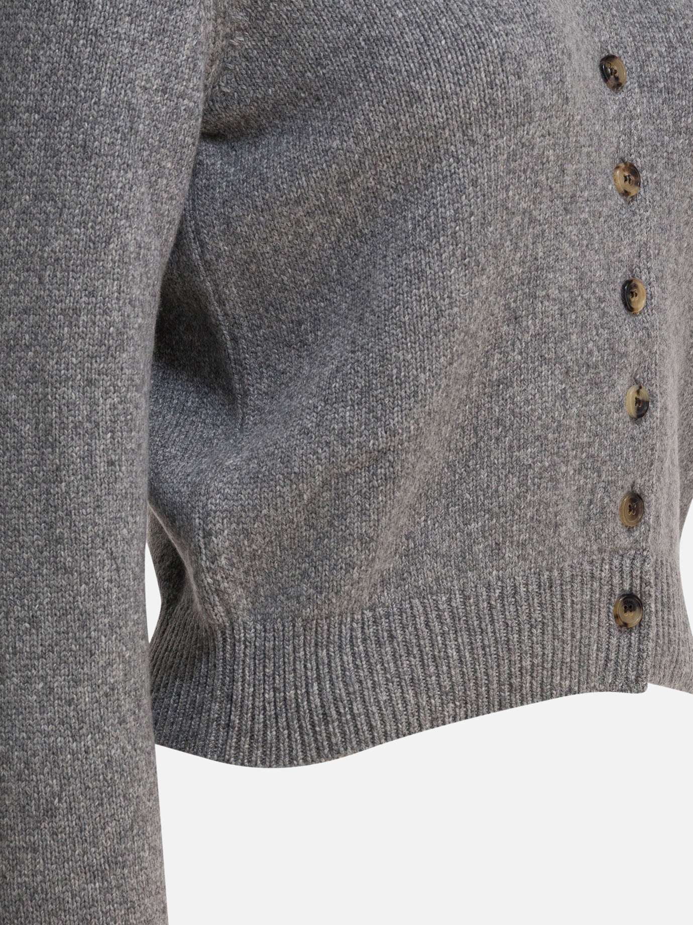Cardigan Solid colour  Grigio - Khaite Donna | PDP | VIETTI Online Store | Zoom-Modal_4
