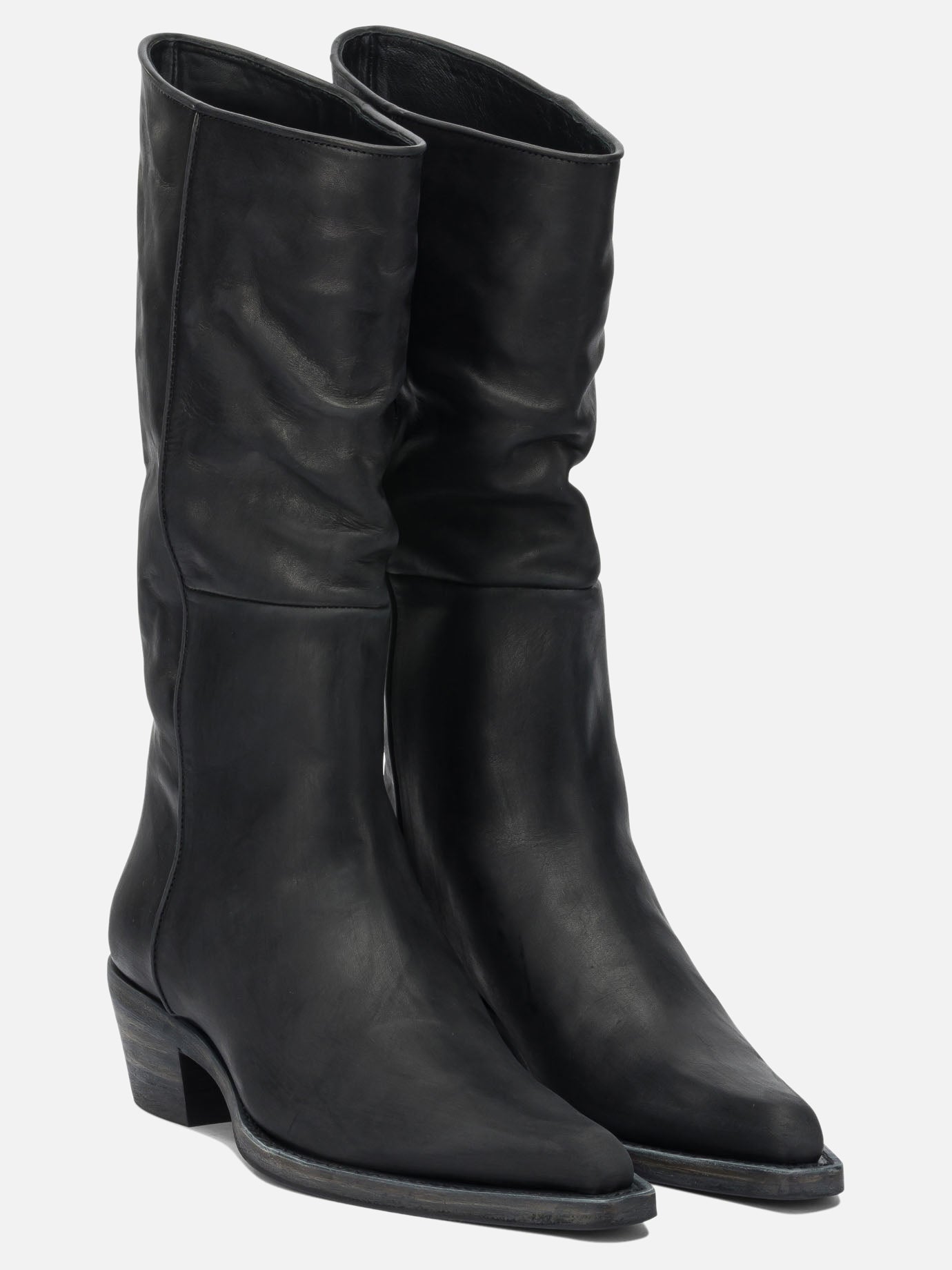 Knee-high 100% Leather  Black - Khaite Women | PDP | VIETTI Online Store | thumbnail_2