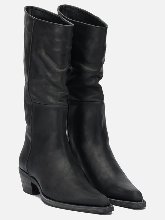 Knee-high 100% Leather  Black - Khaite Women | PLP | VIETTI Online Store | 2
