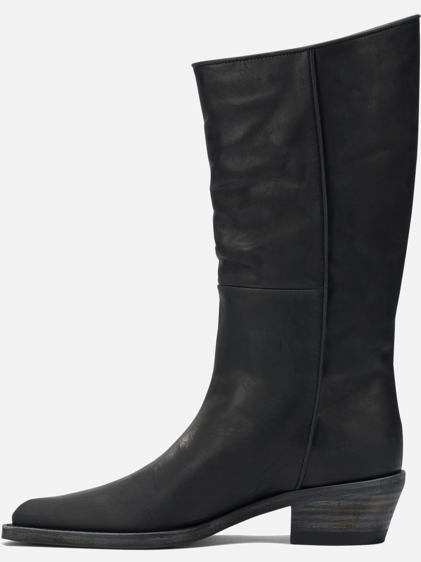 Knee-high 100% Leather  Black - Khaite Women | PDP | VIETTI Online Store | thumbnail_3
