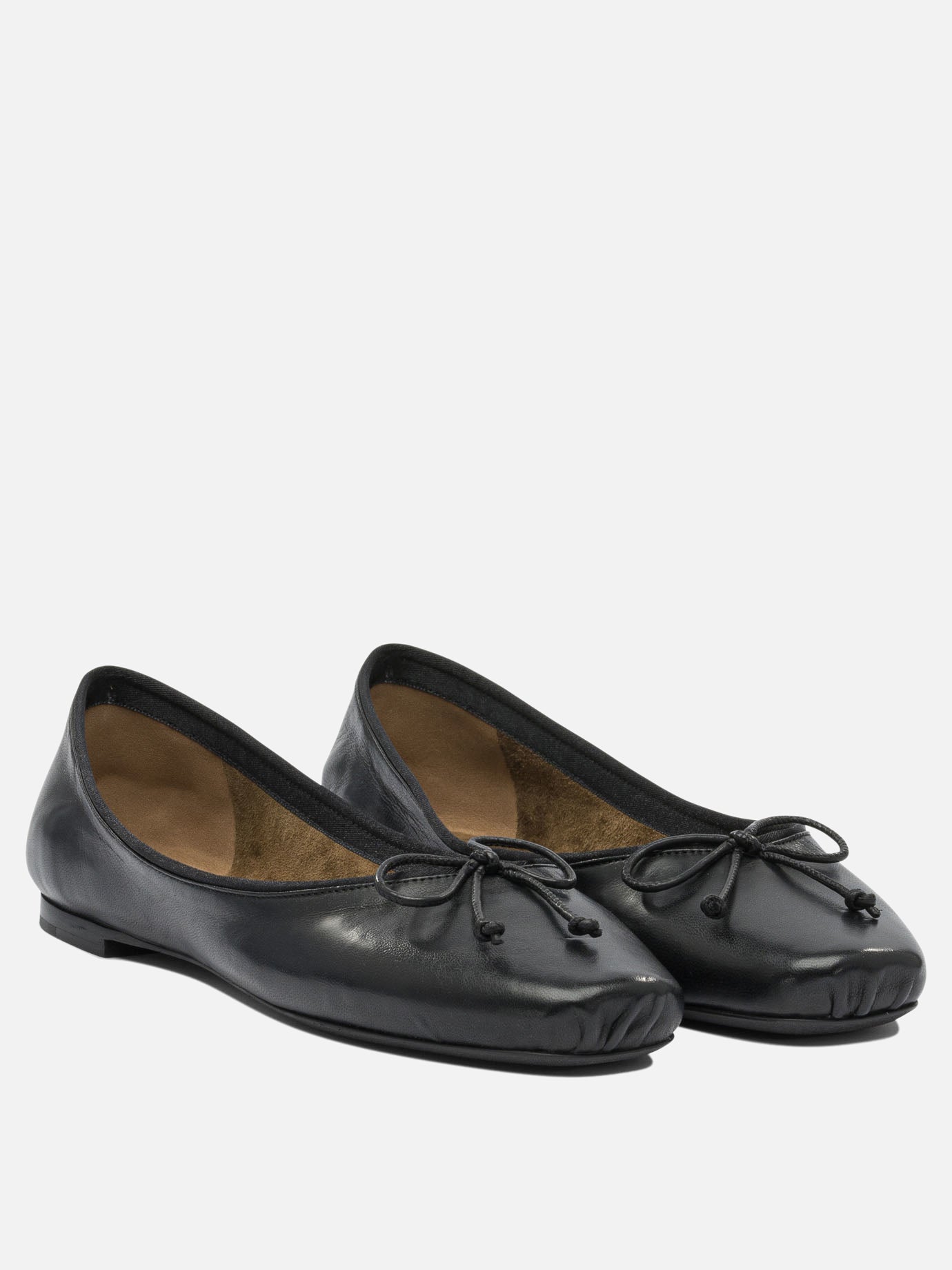 Ballerine classiche 80% Lambskin 20% Calfskin - 100% leather  Nero - Khaite Donna | PDP | VIETTI Online Store | thumbnail_2