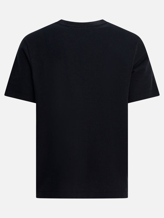 T-shirt girocollo Logo  Nero - Maison Kitsuné Uomo | VIETTI Online Store | 2
