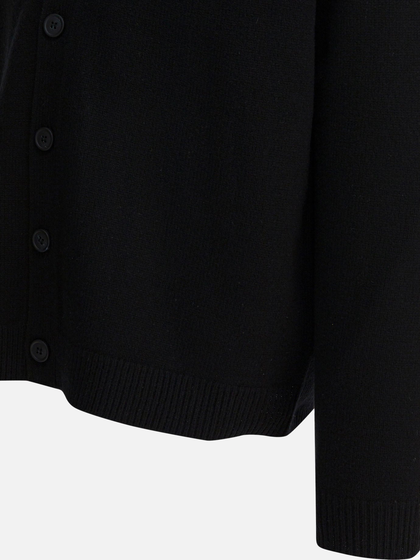 Cardigans Logo  Black - Maison Kitsuné Men | PDP | VIETTI Online Store | Zoom-Modal_4
