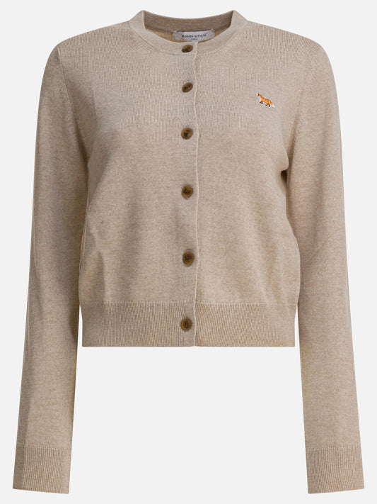 Cardigans Logo  Beige - Maison Kitsuné Women | PLP | VIETTI Online Store 
