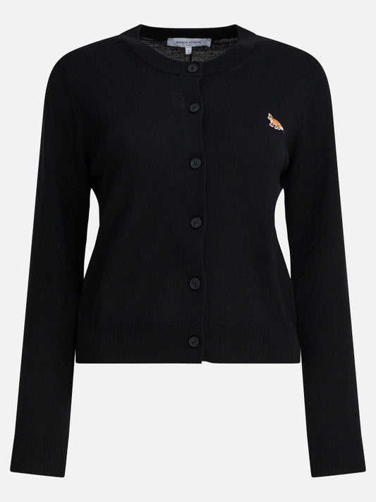 Cardigans Logo  Black - Maison Kitsuné Women | PDP | VIETTI Online Store 
