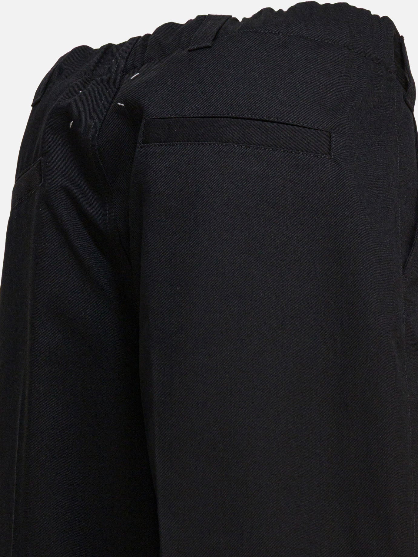 Pantaloni casual 60% polyester 40% cotton  Nero - Maison Margiela Uomo | PDP | VIETTI Online Store | thumbnail_4