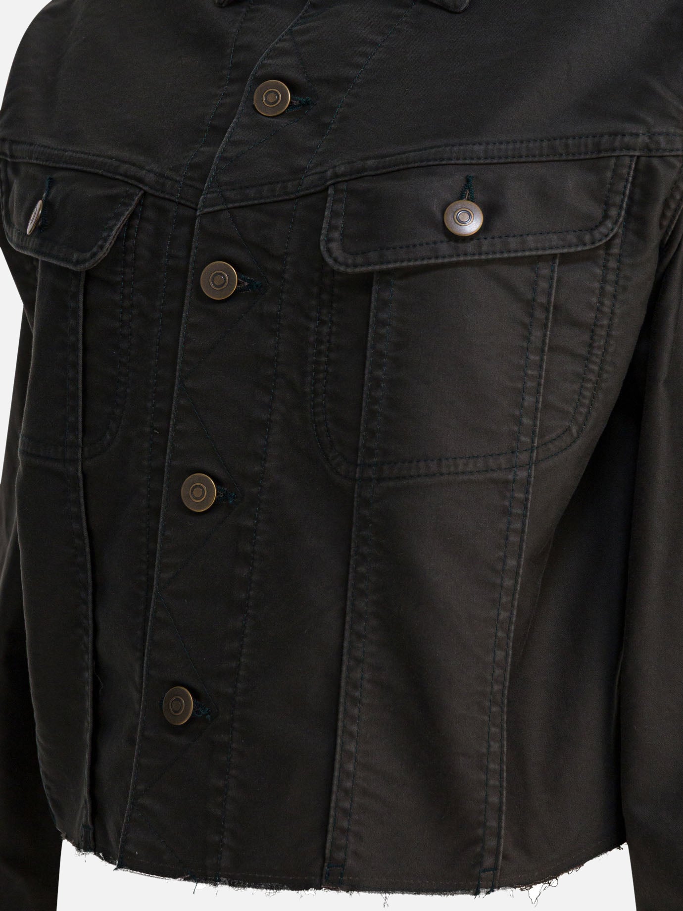 Giacche in denim Denim  Nero - Maison Margiela Donna | PDP | VIETTI Online Store | Zoom-Modal_4
