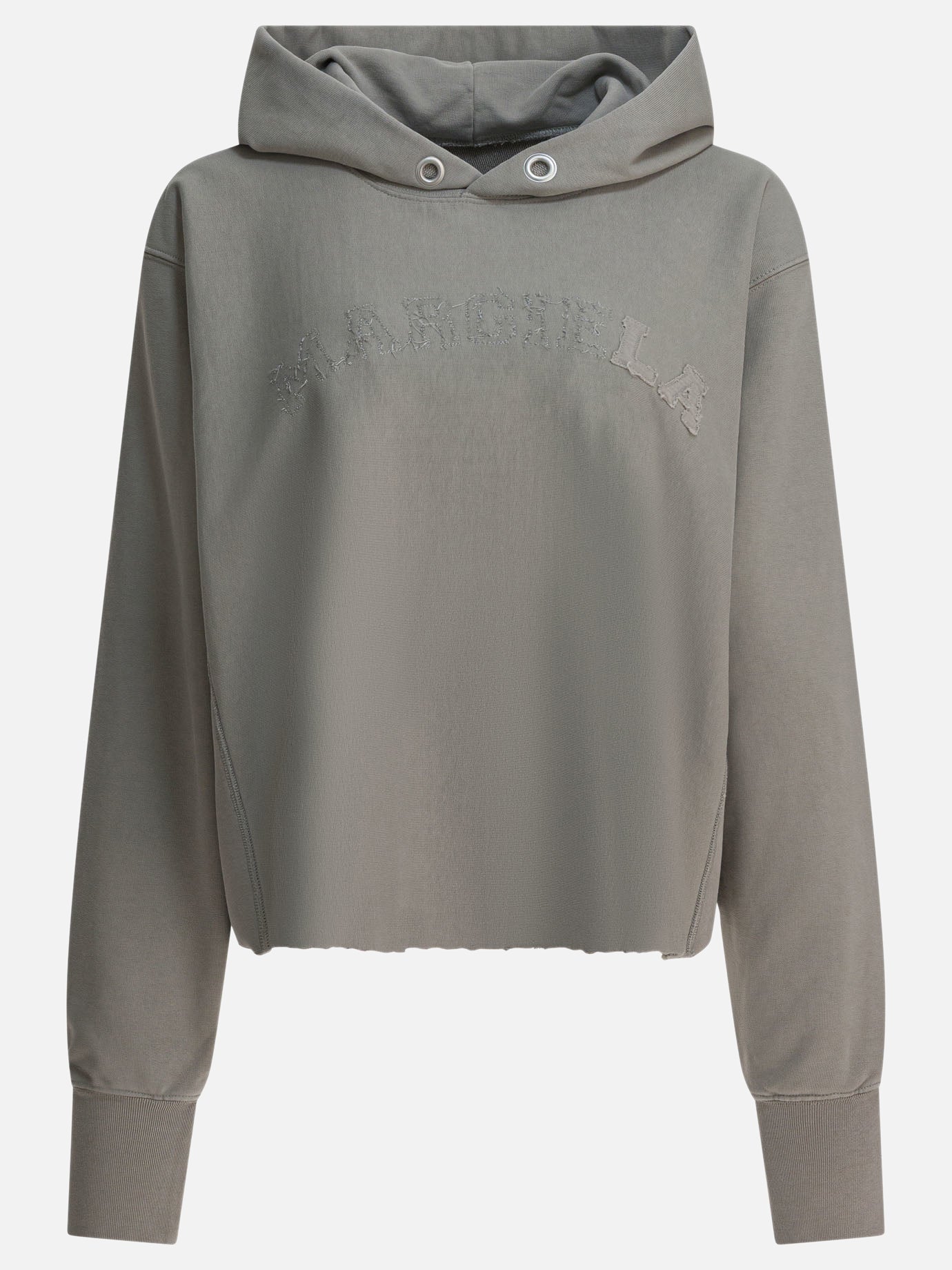 Felpe con cappuccio Logo  Grigio - Maison Margiela Donna | PDP | VIETTI Online Store | thumbnail