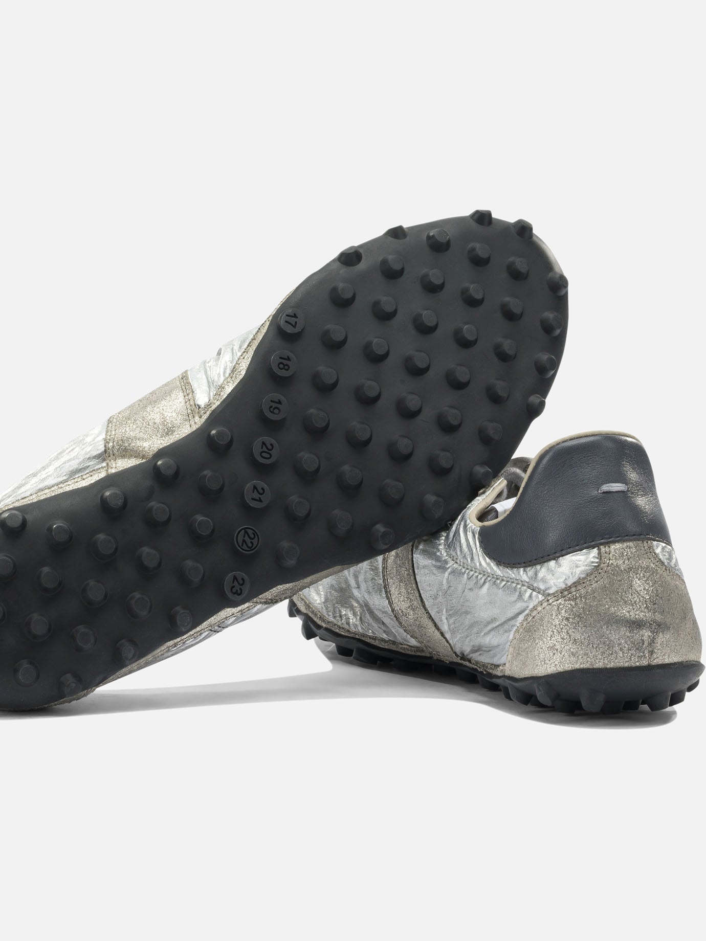 Low top sneakers 90% polyester 10% polyamide - 100% rubber  Silver - Maison Margiela Men | PDP | VIETTI Online Store | thumbnail_5