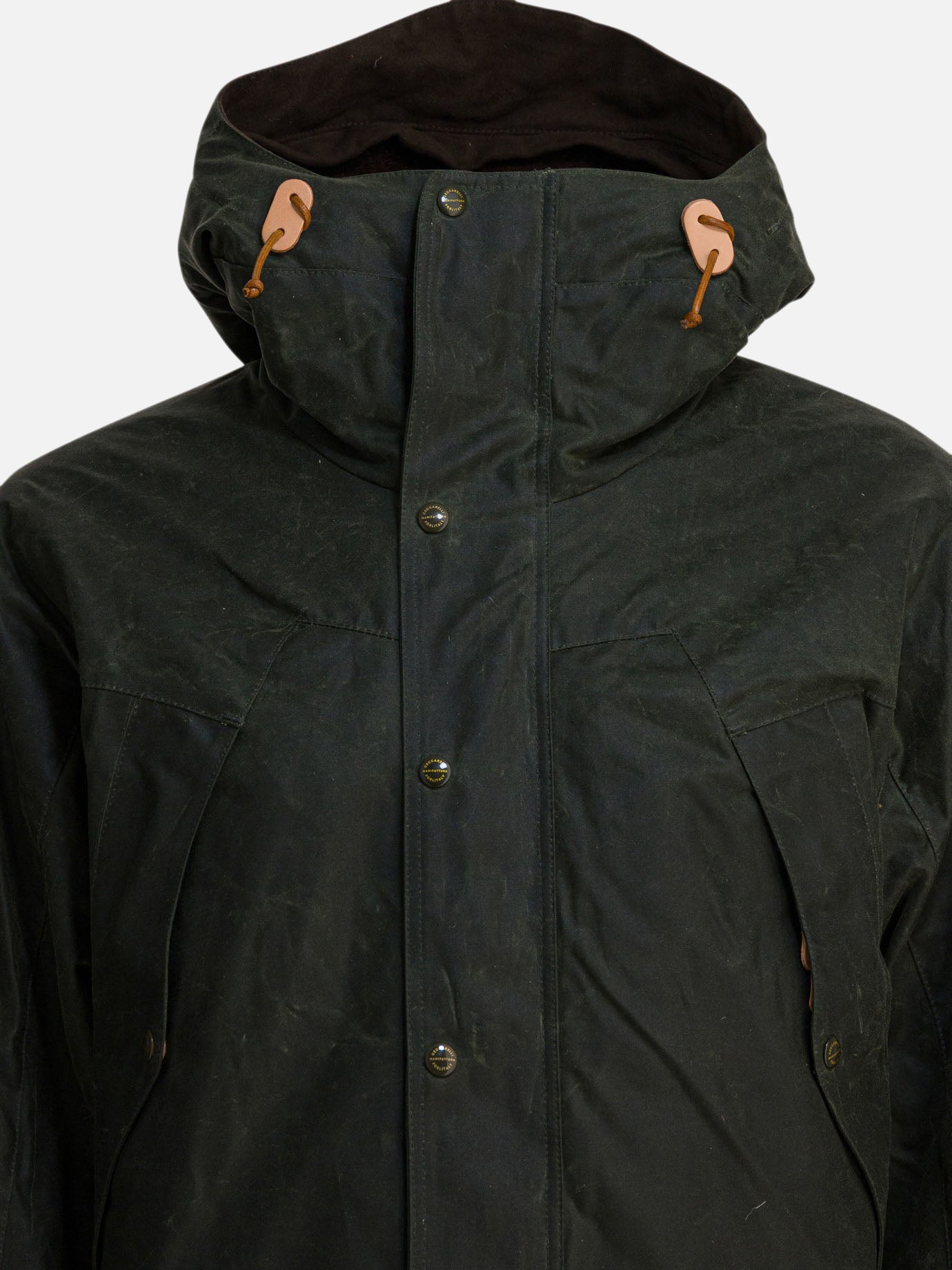 Parka Solid colour  Verde - Manifattura Ceccarelli Uomo | PDP | VIETTI Online Store | thumbnail_3