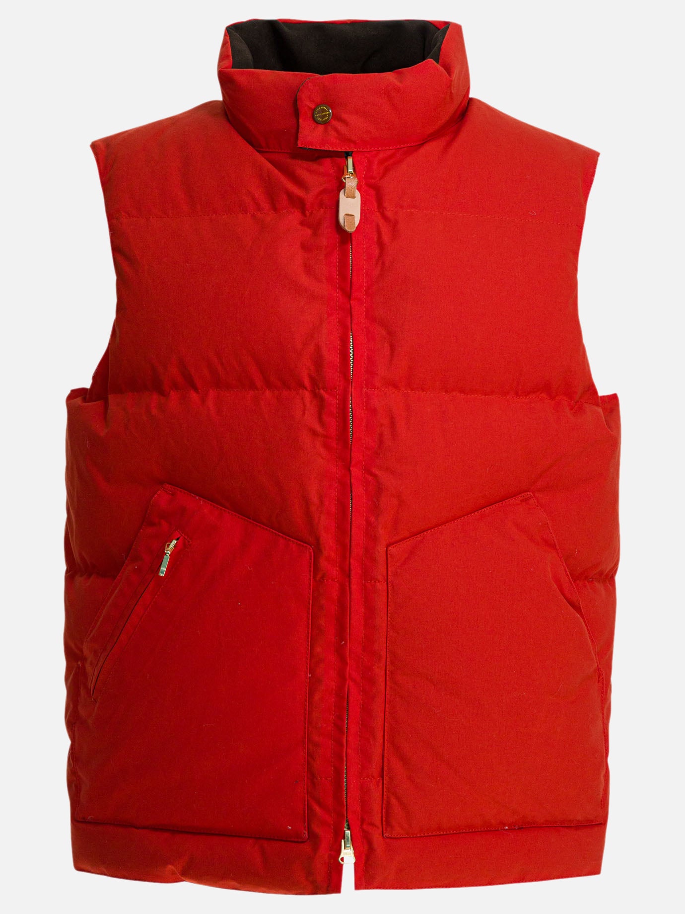 Giacche smanicate Solid colour  Arancione - Manifattura Ceccarelli Uomo | PDP | VIETTI Online Store | thumbnail