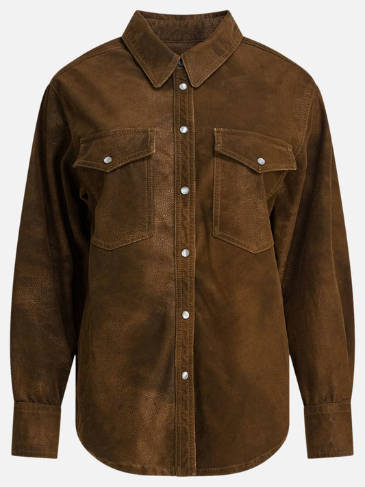 Casual shirts Print  Brown - Marant Étoile Women | PLP | VIETTI Online Store 
