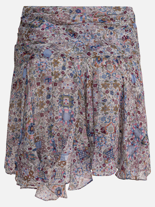 Miniskirts Floral  Beige - Marant Étoile Women | PLP | VIETTI Online Store | 2
