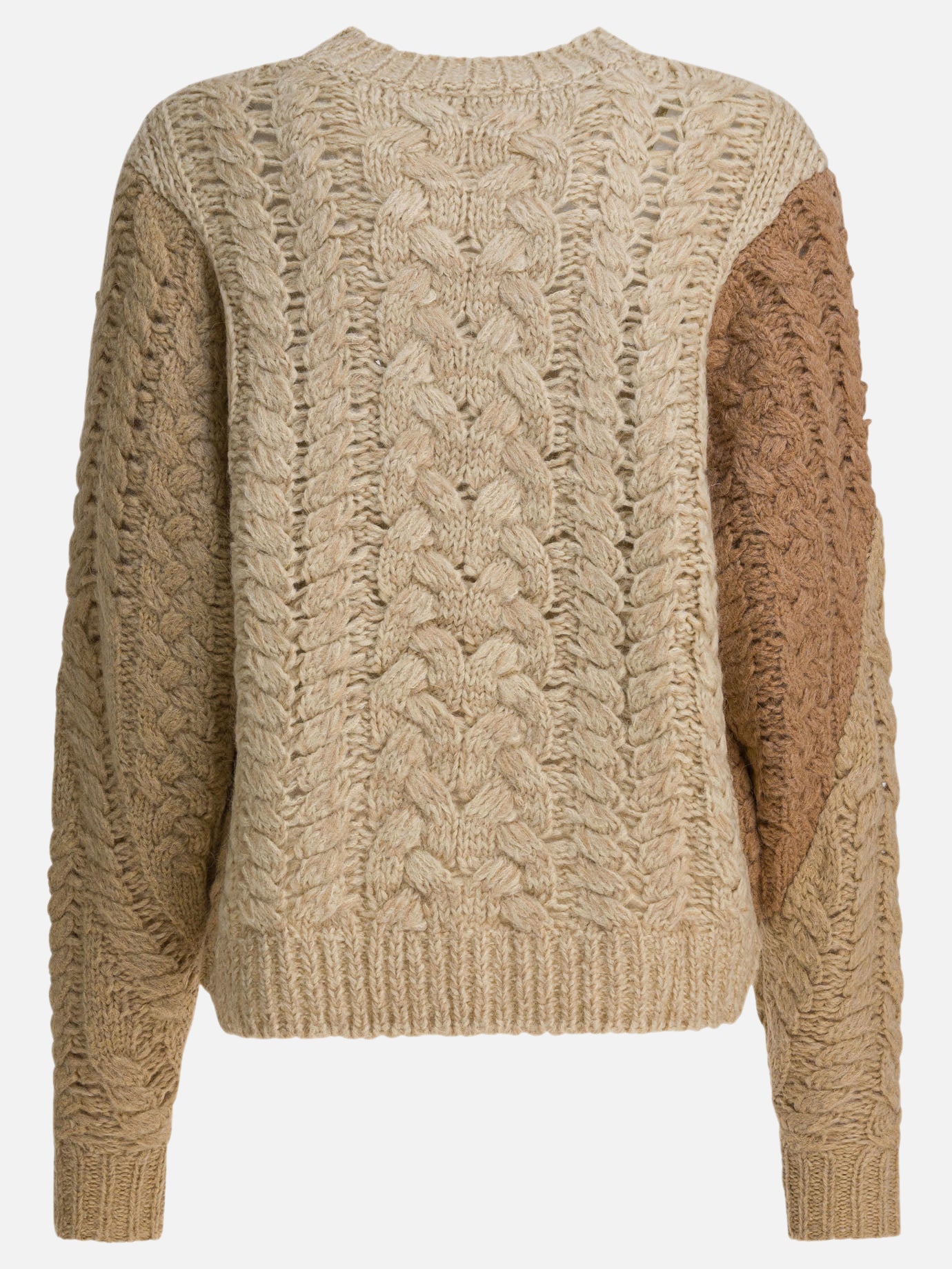 Crewneck sweaters Textured knit  Beige - Marant Étoile Women | PDP | VIETTI Online Store | Zoom-Modal_2
