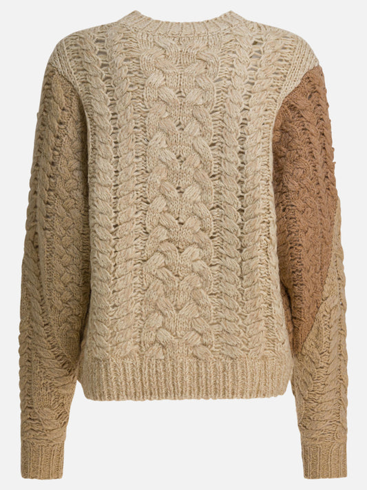 Crewneck sweaters Textured knit  Beige - Marant Étoile Women | PLP | VIETTI Online Store | 2

