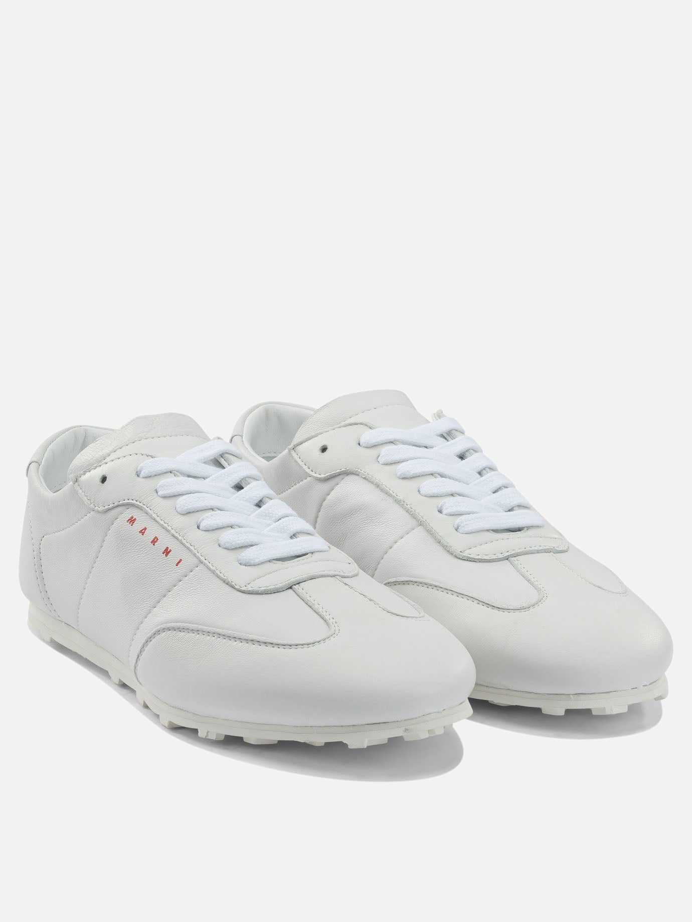 Sneaker basse 100% leather - 100% rubber  Bianco - Marni Donna | PDP | VIETTI Online Store | thumbnail_2
