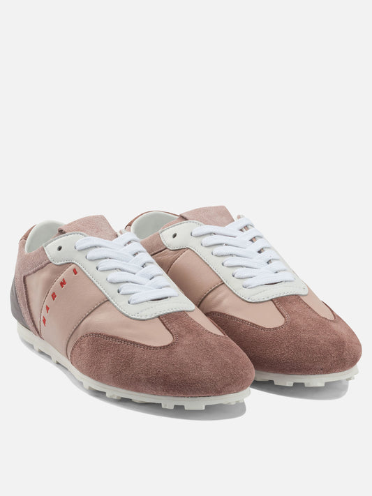 Sneaker basse 100% ovine leather - 100% rubber  Rosa - Marni Donna | PDP | VIETTI Online Store | 2
