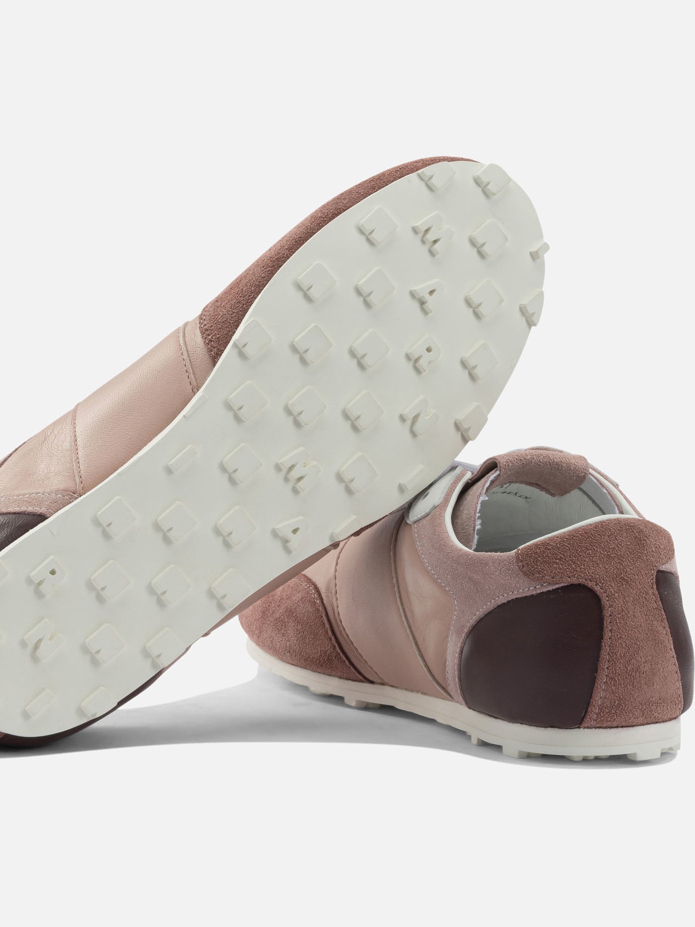 Sneaker basse 100% ovine leather - 100% rubber  Rosa - Marni Donna | PDP | VIETTI Online Store | thumbnail_5