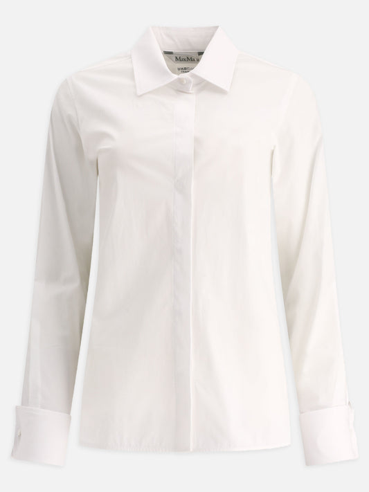 Max Mara Camicia in cotone 17845228_38 White 1