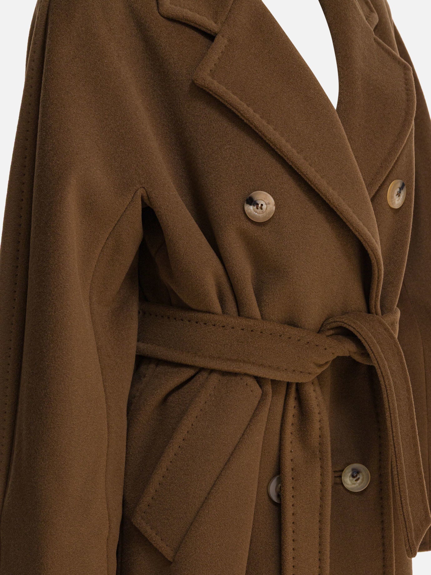 Cappotti lunghi Solid colour  Marrone - Max Mara Donna | PDP | VIETTI Online Store | Zoom-Modal_4
