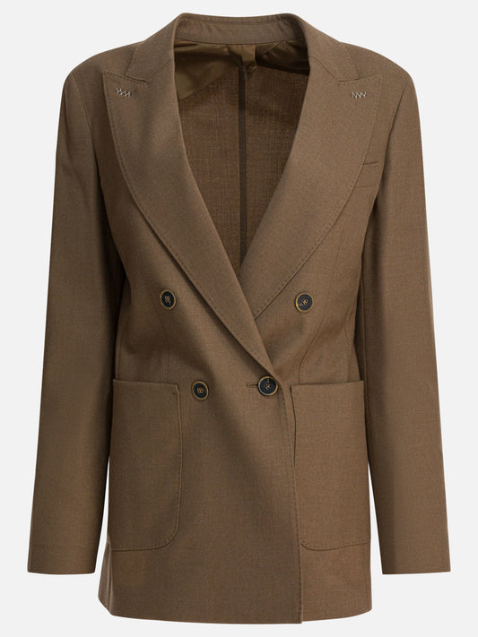 Blazers Solid colour  Brown - Max Mara Women | PLP | VIETTI Online Store 
