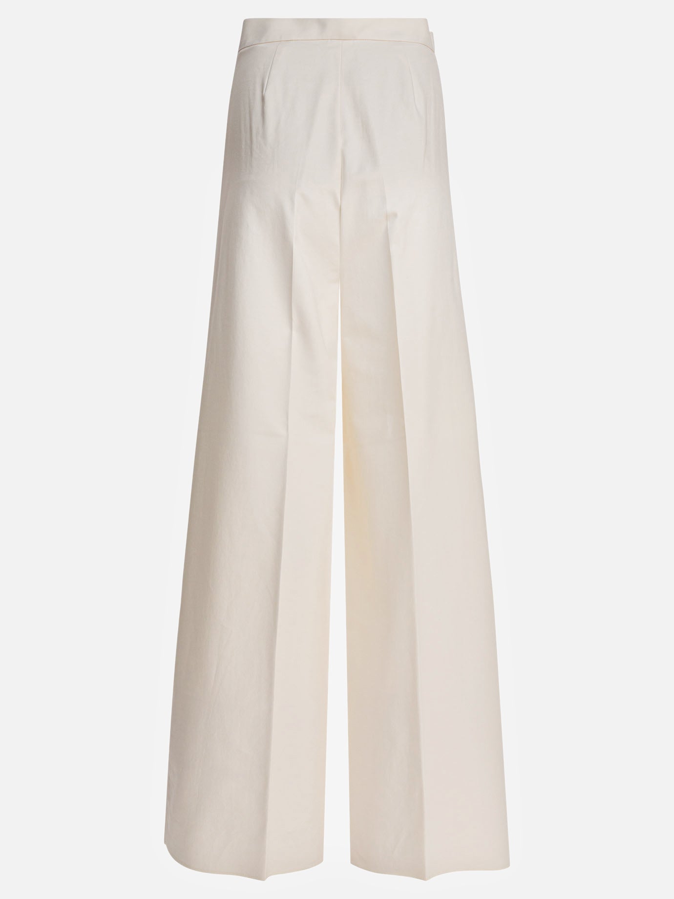 Leisure trousers Solid colour  White - Max Mara Women | PDP | VIETTI Online Store | thumbnail_2