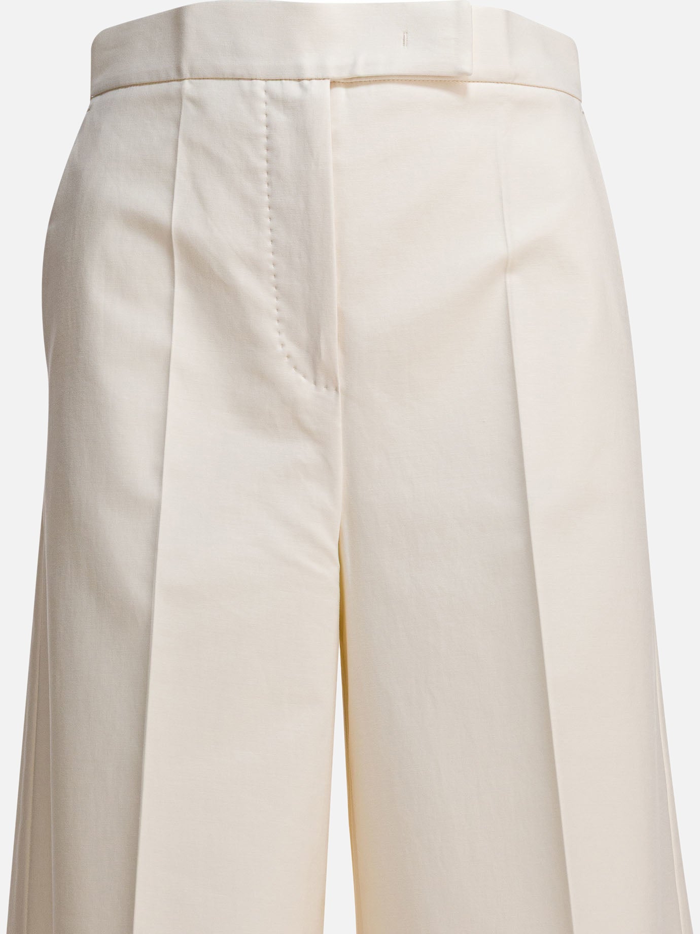 Leisure trousers Solid colour  White - Max Mara Women | PDP | VIETTI Online Store | Zoom-Modal_3
