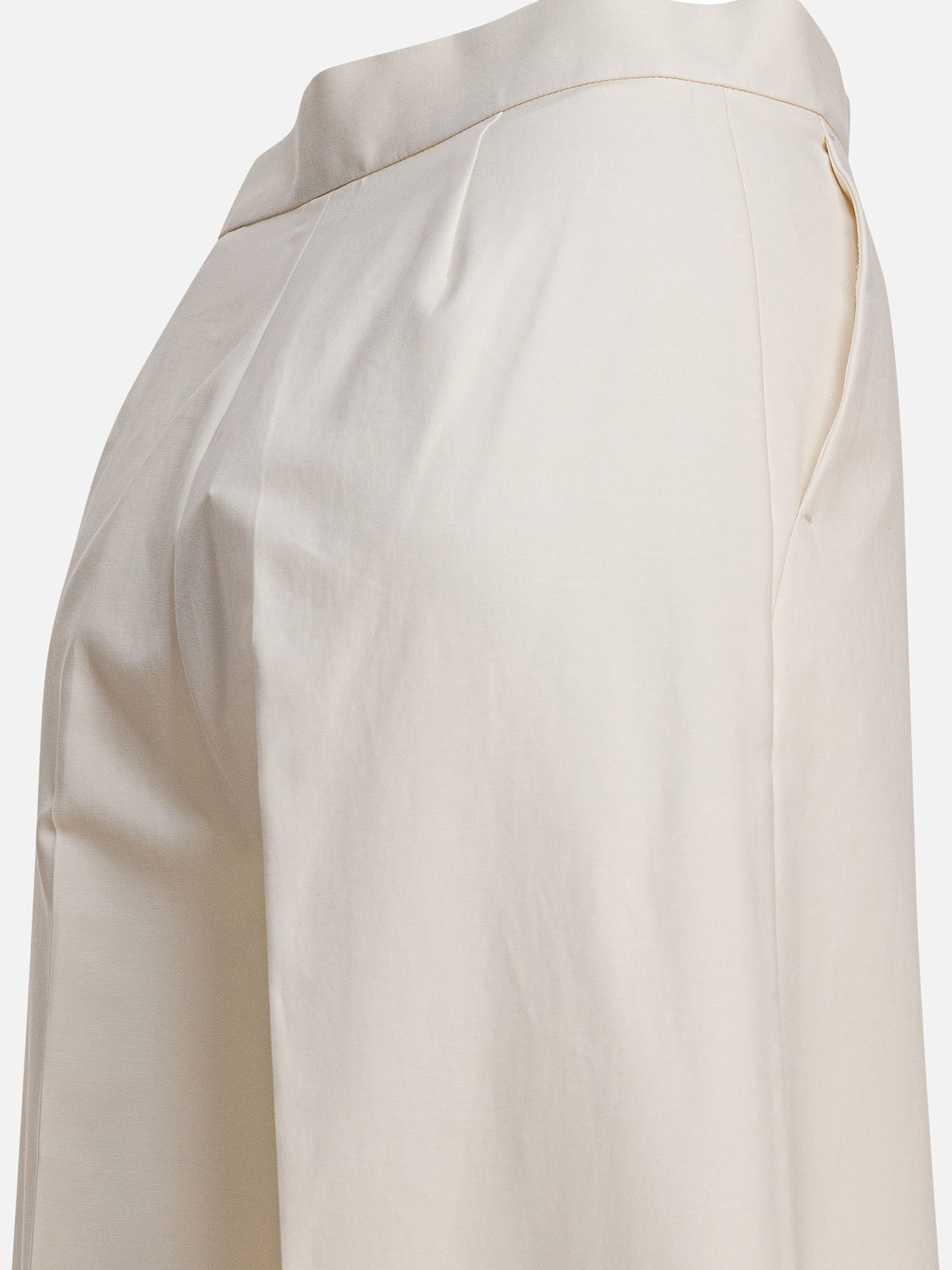 Leisure trousers Solid colour  White - Max Mara Women | PDP | VIETTI Online Store | thumbnail_4