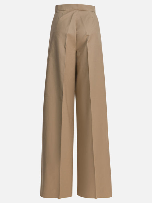 Max Mara Pantaloni gamba larga 15795888_40 Beige 2