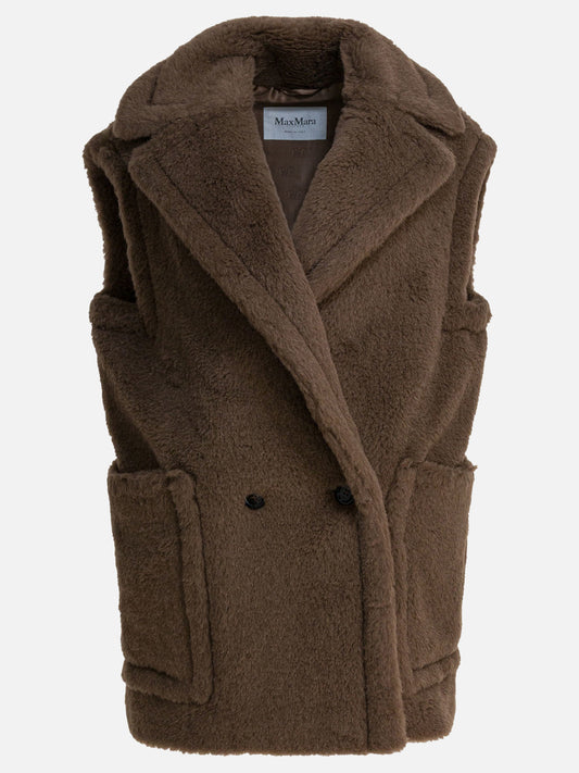 Giacche smanicate Solid colour  Marrone - Max Mara Donna | PLP | VIETTI Online Store 
