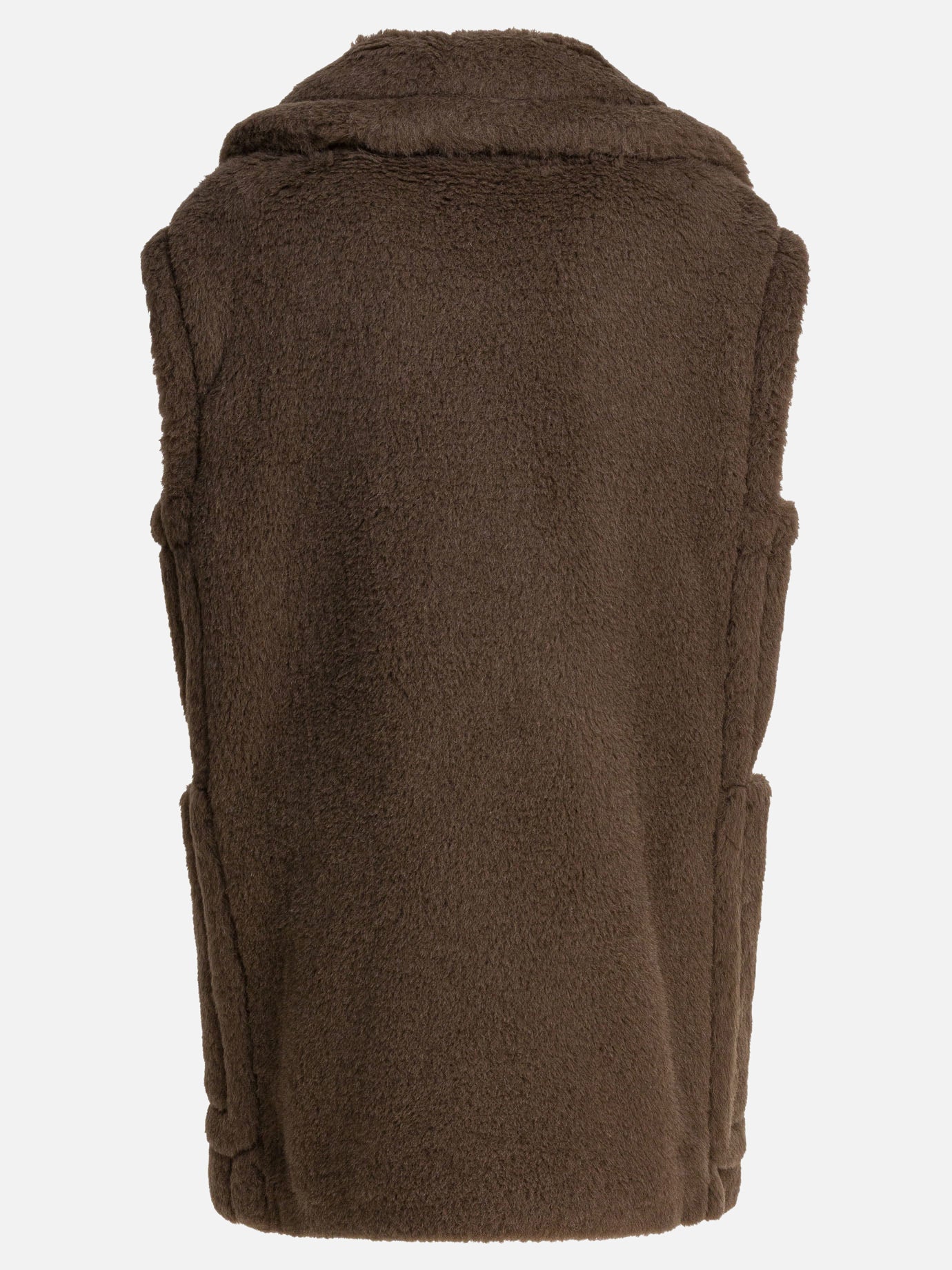 Giacche smanicate Solid colour  Marrone - Max Mara Donna | PDP | VIETTI Online Store | thumbnail_2