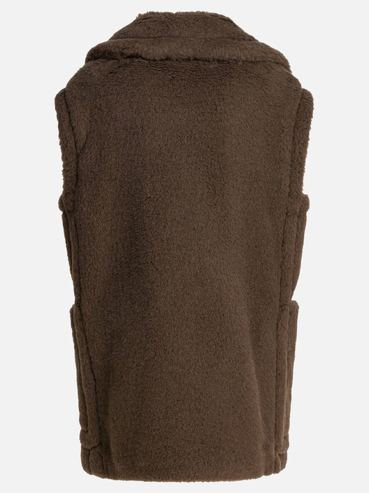 Giacche smanicate Solid colour  Marrone - Max Mara Donna | PLP | VIETTI Online Store | 2
