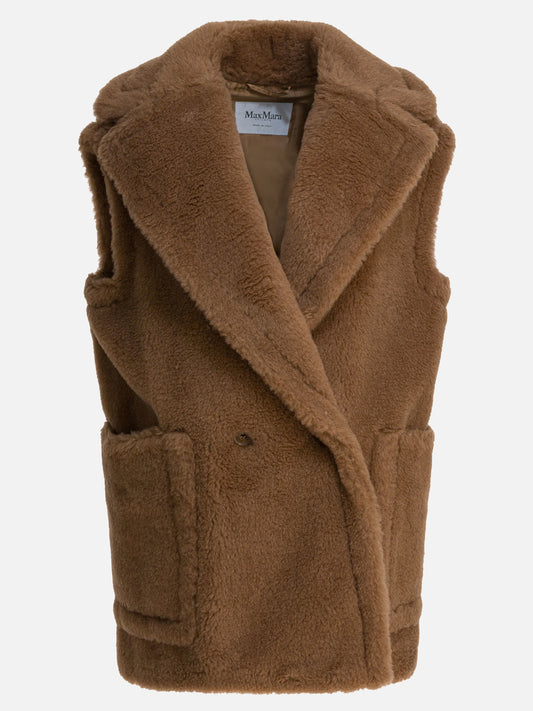 Giacche smanicate Solid colour  Marrone - Max Mara Donna | PLP | VIETTI Online Store 
