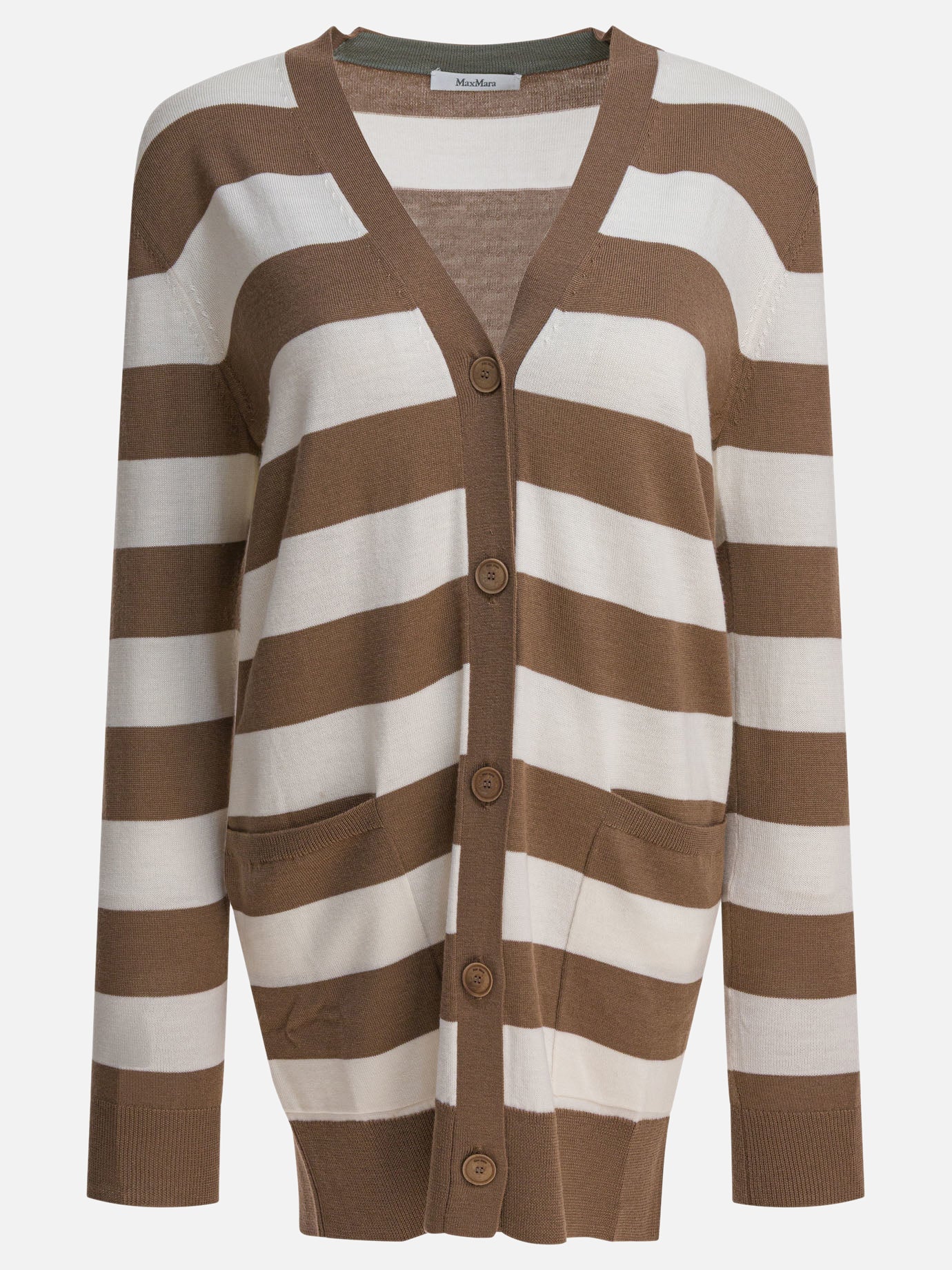 Cardigans Striped  Brown - Max Mara Women | PDP | VIETTI Online Store | Zoom-Modal
