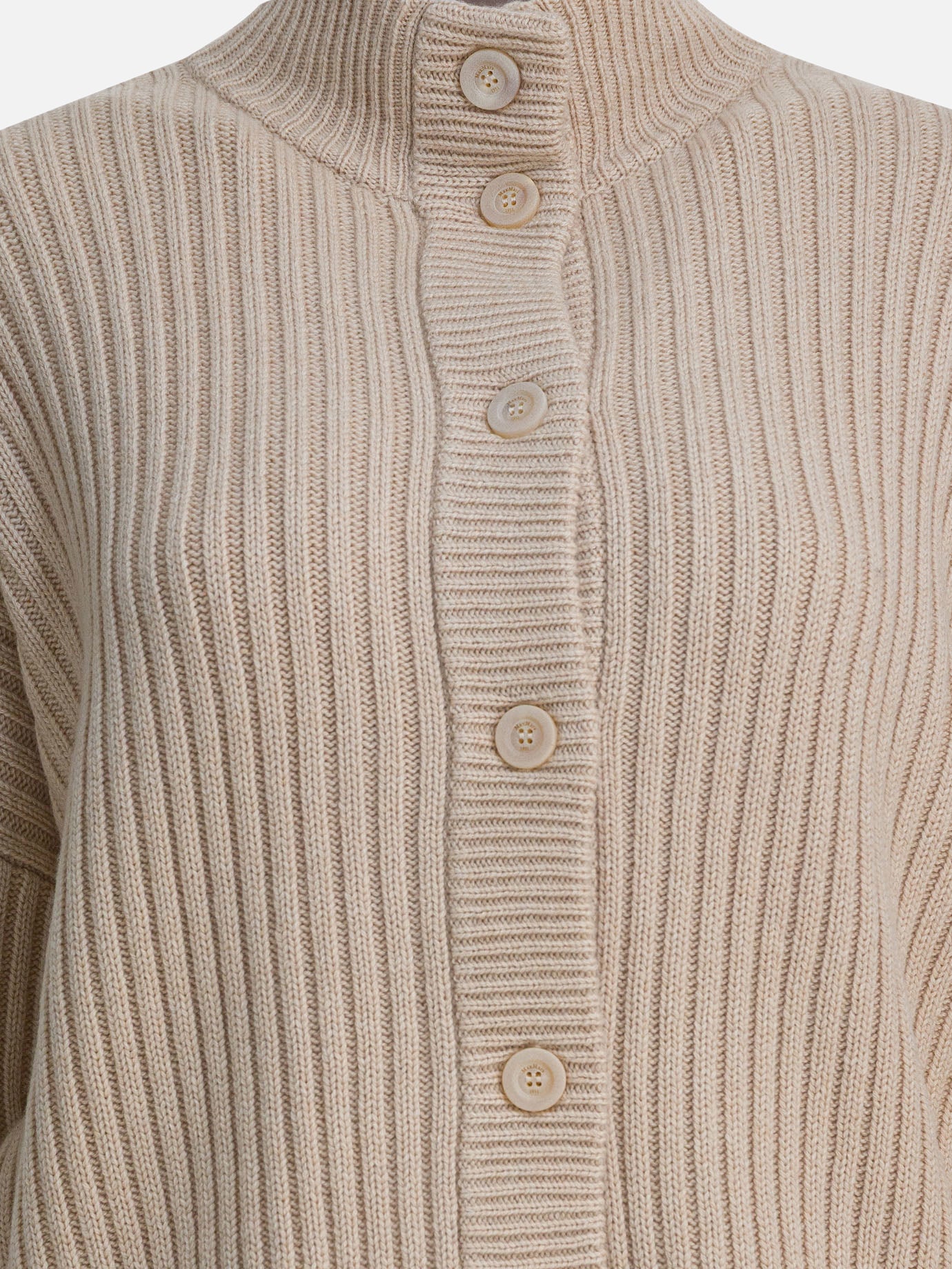 Cardigan Solid colour  Beige - Max Mara Donna | PDP | VIETTI Online Store | Zoom-Modal_3
