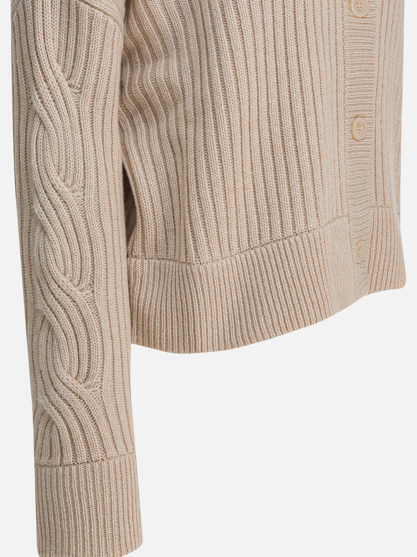 Cardigan Solid colour  Beige - Max Mara Donna | PDP | VIETTI Online Store | thumbnail_4