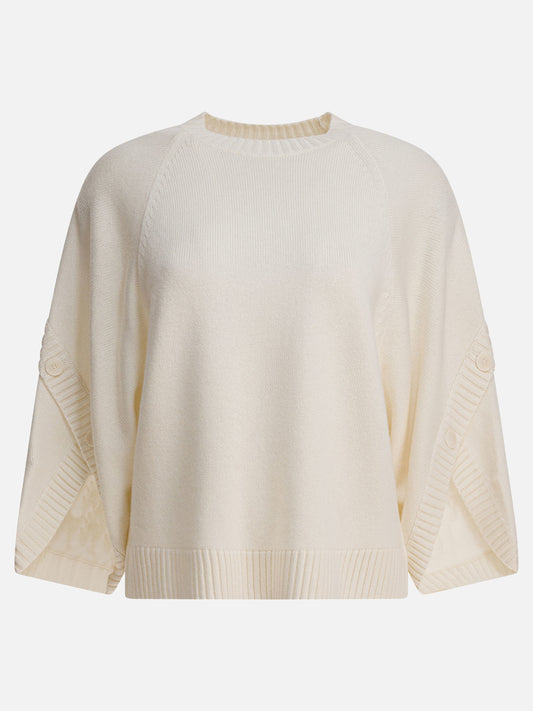 Max Mara Maglione over in lana e cashmere 17551965_S White 1