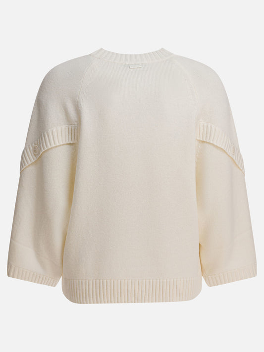 Max Mara Maglione over in lana e cashmere 17551965_S White 2