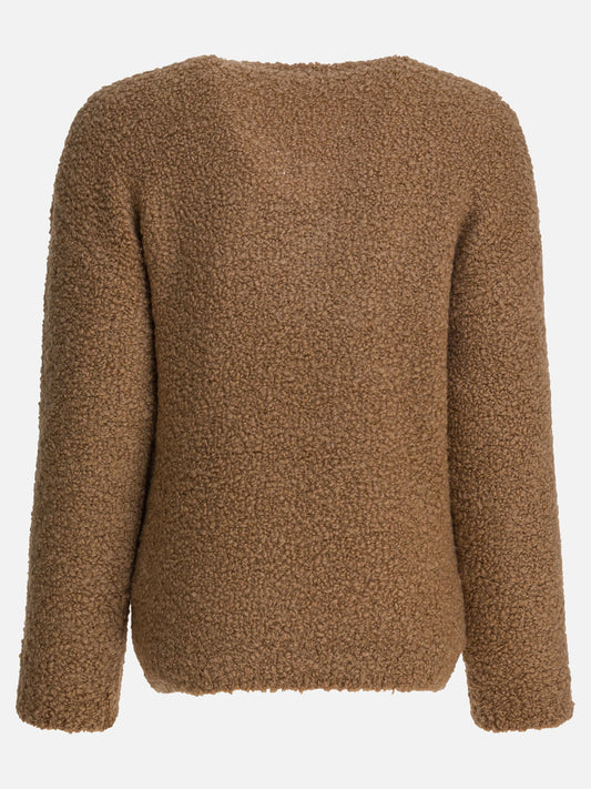 Maglioni scollo a V Solid colour  Marrone - Max Mara Donna | PLP | VIETTI Online Store | 2
