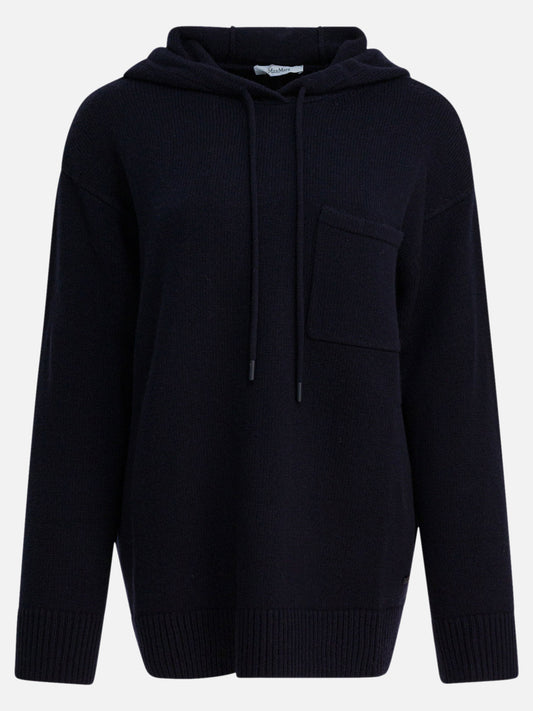 Maglioni con cappuccio Solid colour  Blu - Max Mara Donna | VIETTI Online Store 
