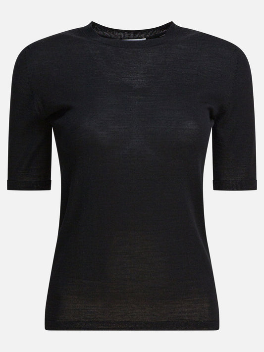 Max Mara Maglia basic in lana 15195270_XS Black 1