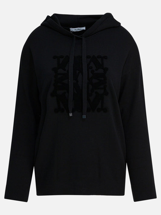 Maglioni con cappuccio Solid colour  Nero - Max Mara Donna | PLP | VIETTI Online Store 

