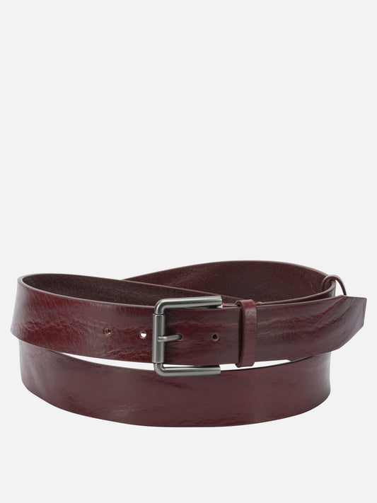 Cinture in pelle 100% cow leather  Bordeaux - Max Mara Donna | PDP | VIETTI Online Store 
