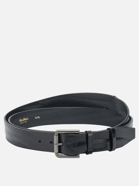 Cinture in pelle 100% cow leather  Nero - Max Mara Donna | PDP | VIETTI Online Store 
