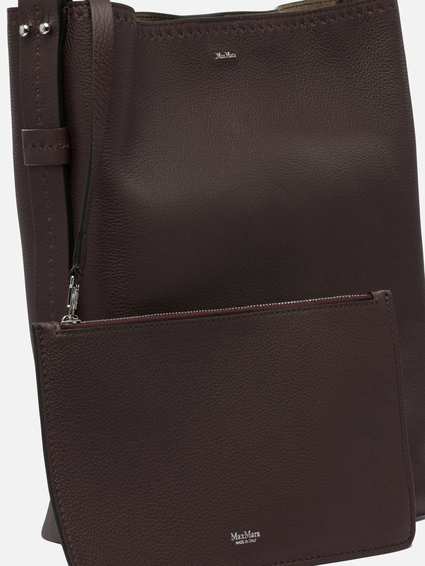 Borse piccole 100% cow leather  Bordeaux - Max Mara Donna | PDP | VIETTI Online Store | thumbnail_4