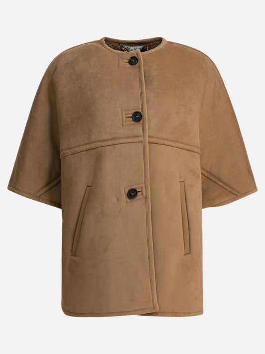 Short coats Solid colour  Brown - Max Mara Women | PDP | VIETTI Online Store 
