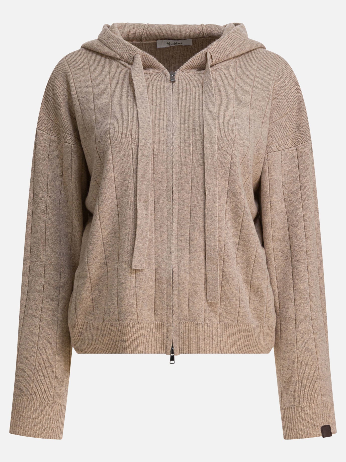 Zipped sweaters Solid colour  Beige - Max Mara Pure Women | PDP | VIETTI Online Store | Zoom-Modal
